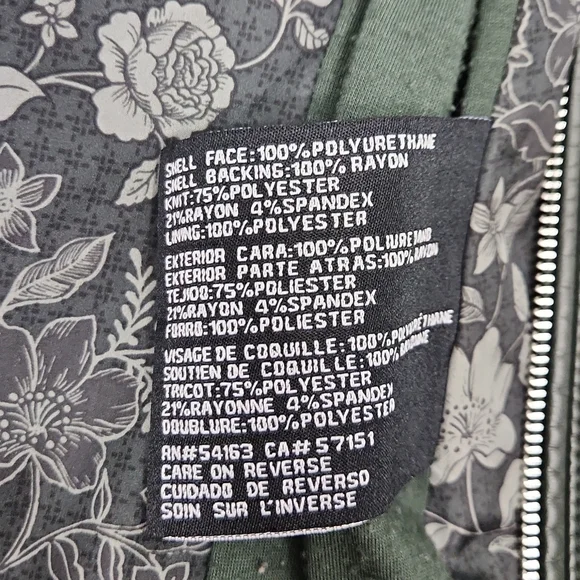 Guess Green Moto Jacket - Picture 12 of 13